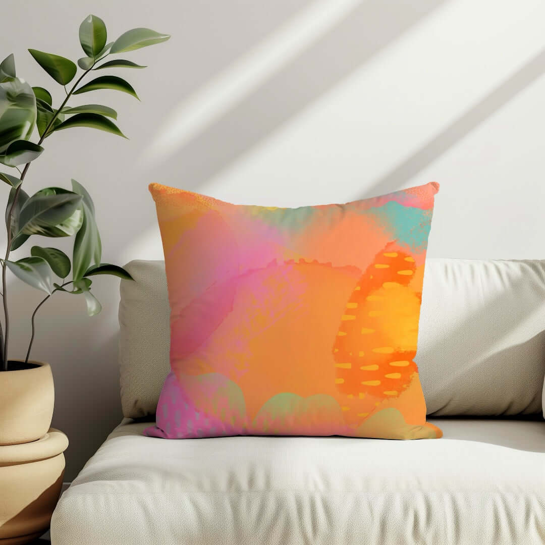 Desert Delight Premium Colorful Pillow